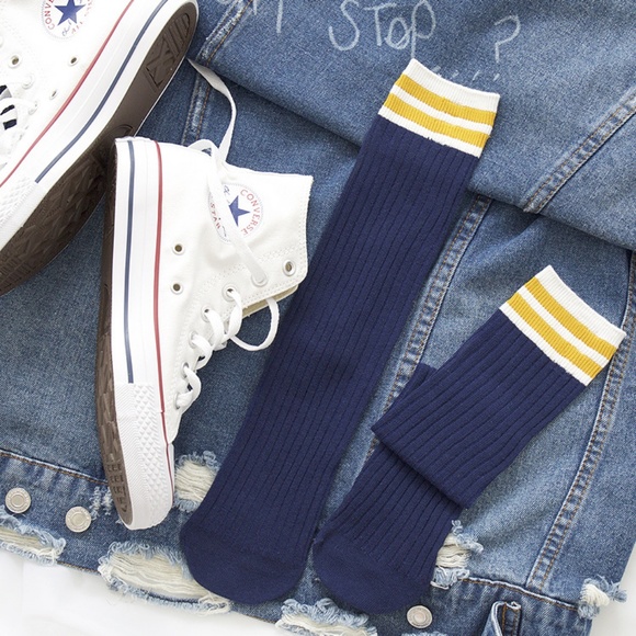 6 Pairs Cotton Sprout Women Mid Calf Socks - Picture 2 of 8